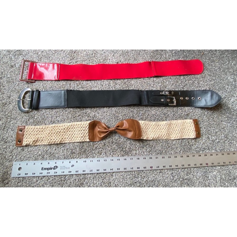 Wide Belts - Lot - Picture 1 of 3